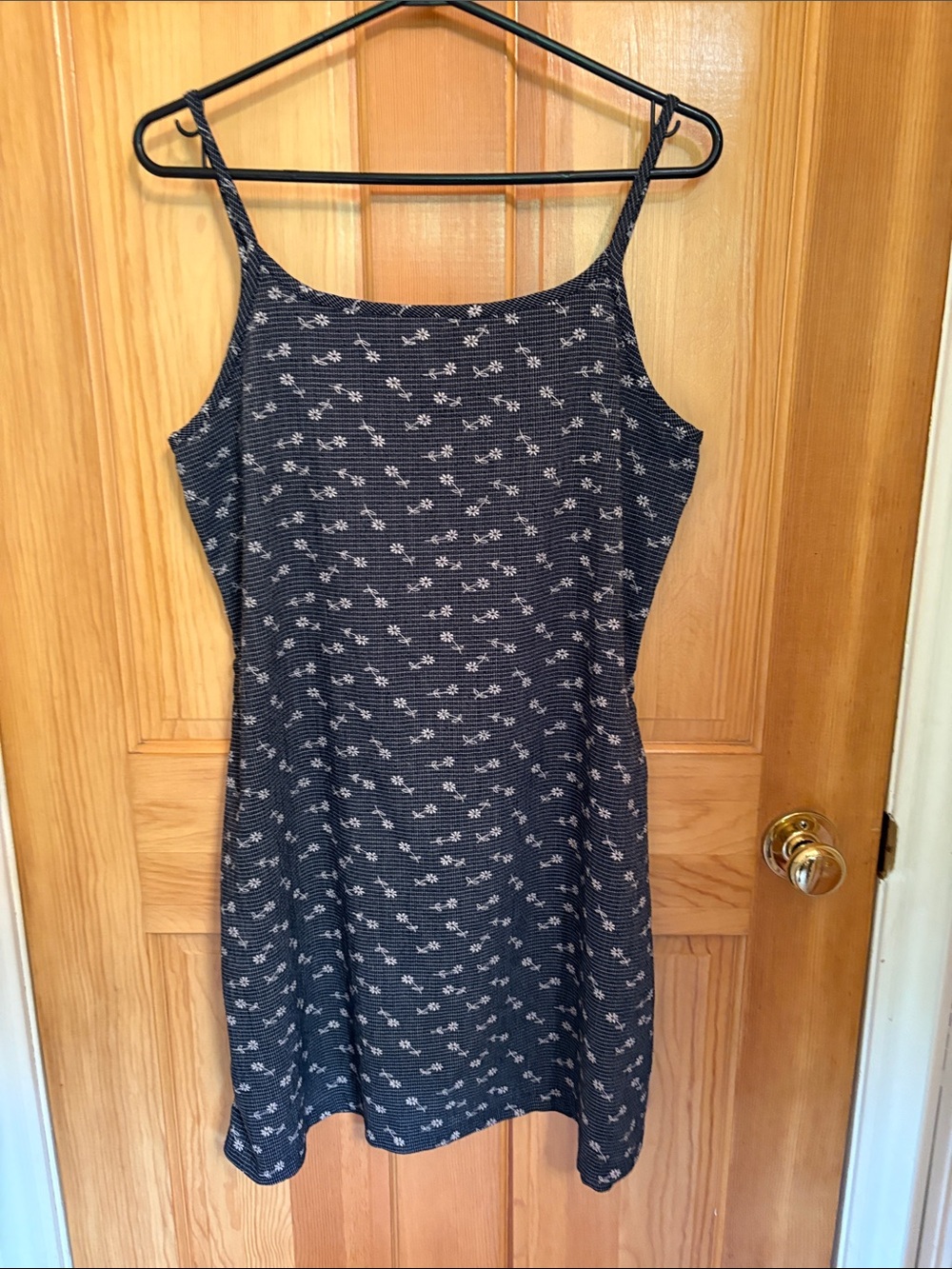Garage Black and White Floral Slip Dress